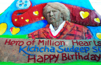 ಒರಿಸ್ಸಾದ ಪುರಿ ಬೀಚ್ನಲ್ಲಿ ಸುದೀಪ್ ಮರಳು ಶಿಲ್ಪ; ಬರ್ತ್ಡೇ ವಿಶೇಷ